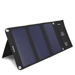 Amazon:  SNAN 21W Solar Ladegerät Dual USB Ladeport 5V/2A  für 35,99 Euro dank Gutschein-Code