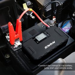 Amazon: SNAN Auto Starthilfe Anlasser 16000mAh 500A Spitzenstrom Batterieladegerät mit Gutschein für nur 49,99 Euro statt 79,99 Euro