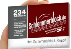 Bis zu 57% Rabatt auf den Schlemmerblock 2017 mit Gutscheincode z.B. 6 Stück für 74,75 € statt 209,40 € @schlemmerblock.de