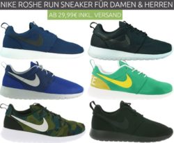 Outlet46: 84 verschiedene Nike Roshe Run Laufschuhe ab 29,99 € [ Idealo  63,95 € ]