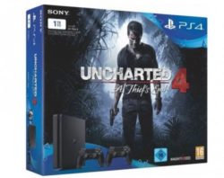 PlayStation 4 (PS4) 1TB Slim + Uncharted 4 + 2. Controller für 299€ bei Otto.de [idealo: 323,11€]