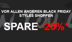 Zalando: Black Friday VIP Sale mit 20% Rabatt auf über 150000 Artikel mit Gutschein