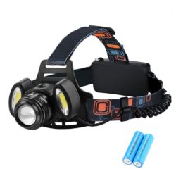 Amazon: Elekin Outdoor-LED-Stirnlampe mit Wiederaufladbarem Akku mit Gutschein für nur 14,99 Euro statt 19,99 Euro