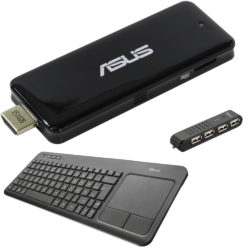 ASUS PC-Stick QM1-C006 + Trust Wire­less-Tas­ta­tur + USB Hub für 99 € (183,10 € Idealo) @Notebooksbilliger
