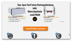 Logitel:Klarmobil Duo Spar-Tarife ohen Vertragsbindung für 3,90 Euro + Celestial BT Lautsprecher oder Rolling Spider Minidrohne