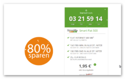 Modeo: D2 Netz – klarmobil Smart Flat 500 – 500MB, 100 Minuten und 100 SMS für 1,95 mtl. statt 9,95 Euro
