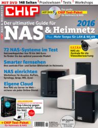 NAS & Heimnetz 2016 Der ultimative Guide mit Gutscheincode kostenlos als PDF downloaden statt 6,50 € @Chip