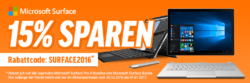 Notebooksbilliger: 15% Rabatt auf Microsoft Surface Pro 4 + bis zu 7.500 Payback-Punkte