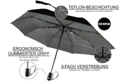 ocona Regenschirm + GRATIS Regen-Poncho mit Gutscheincode für 9,99 € statt 19,99 € @Amazon