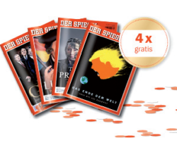 4 Printausgaben Der Spiegel gratis (keine Abo, keine Kündigung nötig!) @Spiegel.de