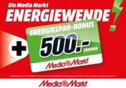 Mediamarkt: Gutscheine bis zu 500 Euro bekommen (je nach Bestellwert) – ab Mittwoch