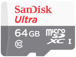 Mediamarkt: SANDISK Ultra micro-SDXC 64 GB Speicherkarte für nur 14 Euro statt 19,48 Euro bei Idealo