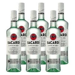 Real: Bacardi Carta Blanca Rum 6x 0,7 Liter für 43,35 Euro [ Idealo 71 Euro ] dank Gutschein