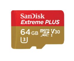 SanDisk Extreme PLUS 64 GB microSDXC Speicherkarte für 39,99 € (59,90 € Idealo) @Amazon und Media-Markt