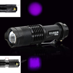 UV Taschenlampe SK68 mit Zoom für 2,64€ inkl. Versand [idealo 8,43€] @ebay