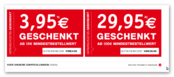 XXXLShop: 3,95 Euro Versandkosten ab 19 Euro & 29,95 Euro Versandkosten ab 100 Euro geschenkt