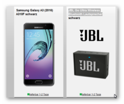 Blau Allnet Flat mit 3GB LTE + Samsung Galaxy A3 + JBL Go Ultra Wireless Bluetooth Lautsprecher für 14,99€ mtl. @Handyflash
