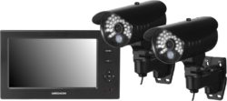MEDION P85029 Heimüberwachungs-Anlage mit 2 Kameras und LCD Monitor für 129 € (255,18 € Idealo) @Medion