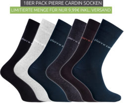 Outlet46: 18er Pack Pierre Cardin Herren Business-Socken in verschiedenen Farben für nur 9,99 Euro statt 22,98 Euro bei Idealo