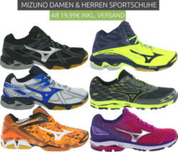 Outlet46: 25 verschiedene Sneaker von Mizuno im Sale ab 19,99 Euro statt 55,54 Euro bei Idealo