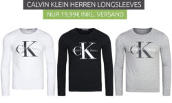 Outlet46: Calvin Klein Jeans Herren Longsleeve in 3 Farben für nur je 19,99 Euro statt 37,90 Euro bei Idealo