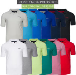 Outlet46: Pierre Cardin Poloshirts Herren Polohemden in verschiedenen Modellen für nur 7,99 Euro statt 19,99 Euro bei Idealo