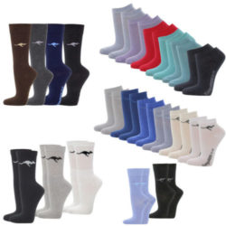 12 Paar KangaROOS Sport- und Sneakersocken in versch. Farben für Herren und Damen für je 9,99€ [idealo 22€] @ebay