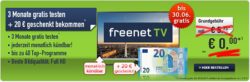 3 Monate freenet TV ohne Laufzeit gratis Testen + 20€ Barprämie @Handybude