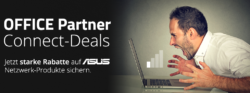 Asus Connect-Deals @Office-Partner z.B. ASUS RP-AC52 AC750 Dualband WLAN Repeater für 33 € (44,65 € Idealo)