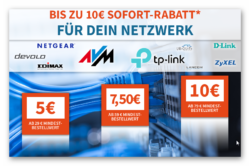 Bis zu 10€ auf Netzwerk-Kategorie ab 29€ Bestellwert @Digitalo
