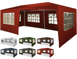 eBay: Pavillon 3x6m mit Seitenwänden in verschiedene Farben für 54,95 Euro versandkostenfrei [ Idealo 74,95 Euro ]