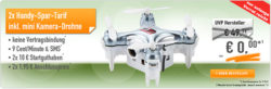 Handybude: 2x Klarmobil Spar Tarif mit 2x 10 Euro Startguthaben + Gratis Drohne (bei Idealo 41 Euro) für nur 3,90 Euro