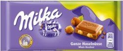 Milka Ganze Haselnüsse,16er Pack  (je 100g) für 10,40€ [idealo 20,43€] @Amazon