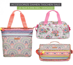 Outlet46: Accessorize  Damenhandtaschen 3 Modelle zur Auswahl für je 9,99 Euro inkl. Versand [ Idealo 19,99 Euro ]