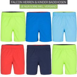 Outlet46: Falcon Lex Herren Badehosen in verschiedenen Farben für nur je 4,99 Euro statt 19,99 Euro bei Idealo