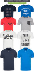 Outlet46: 65 verschiedene Lee Poloshirts und T-Shirts für nur je 9,99 Euro statt 12,82 Euro bei Idealo