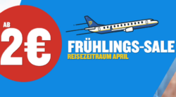 Ryanair: Flüge ab 2 Euro im Frühlings-Sale