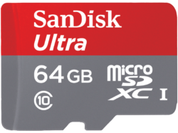 SANDISK Ultra 64GB Speicherkarte für 17 € (24,49 € Idealo) @Media-Markt