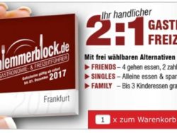 Schlemmerblock: Bis zu 50% Rabatt dank Gutschein – z.B. statt 34,90 Euro für nur 22,90 Euro