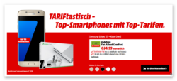 Top-Smartphones mit Top-Tarifen bei MediaMarkt – z.B. E-Plus ( 50 Min. SMS & 50 Min. Telefonie, 1GB ) mit Smartphone für 11,99€ mtl.