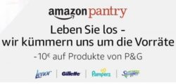 10€ Rabatt auf deine Pantry-Box im Wert von mind. 25€ auf P&G Produkte @Amazon