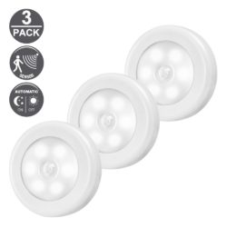 3 Stück IWILCS LED Nachtlicht mit Bewegungsmelder mit Gutscheincode für 9,59 € statt 12,89 € @Amazon