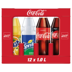 Coca-Cola Kasten (12x1l) für 7,99€ + Pfand @Rewe [bundesweit]