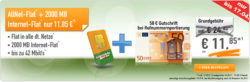 D1: Klarmobil Allnetflat mit 2 GB Datenfalt + 50€ bei Rufnummermitnahme für 11,85€ mtl.statt 24,85€ @Handyflash