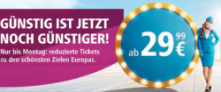 Eurowings: Flugtickets für ganz Europa ab 29,99 Euro und mit Gutschein sogar ab 19,99 Euro