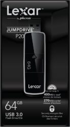 Lexar 64GB JumpDrive P20 3.0 USB Stick – 400MB/s mit Gutscheincode für 29,68 € (36,99 € Idealo) @mymemory