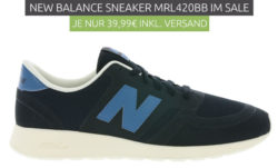 Outlet46: New Balance 420 Sneaker Schwarz MRL420BB für nur 39,99 Euro statt 72,99 Euro bei Idealo