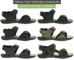 Outlet46: Verschiedene ProAction Herren Tekking-Sandalen für nur je 7,99 Euro statt 32,99 Euro bei Idealo