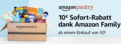 [Für Prime-Mitglieder] 10€ Rabatt bei Amazon Pantry ab einem Bestellwert von 50€ @Amazon