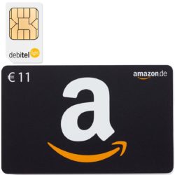 11,00 Euro Amazon-Gutschein für 1,95€ durch Kauf einer SIM-Karte